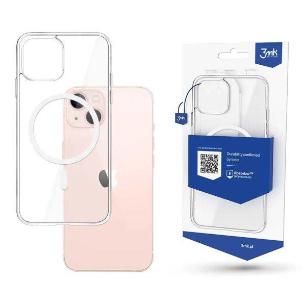 3mk Mag Case Apple iPhone 14 Plus Magsafe Műanyag Tok - Átlátszó