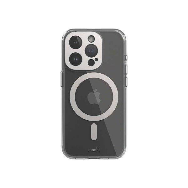 Moshi iGlaze MagSafe - telefontok iPhone 15 Pro (Luna Silver)