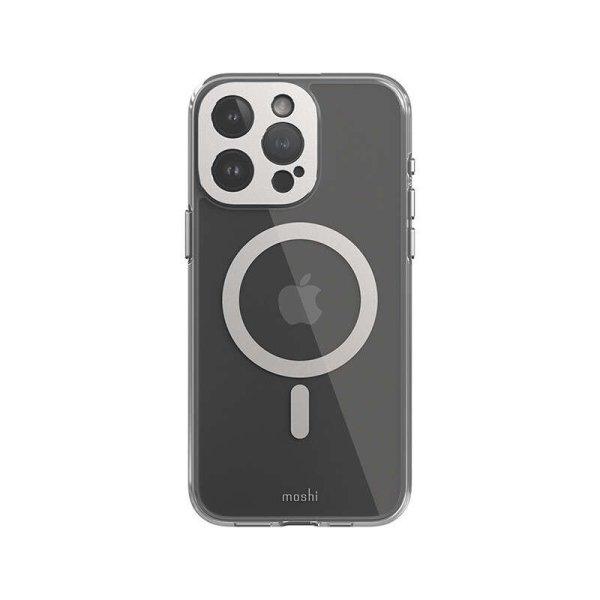 Moshi iGlaze MagSafe - telefontok iPhone 15 Pro Max (Luna Silver)