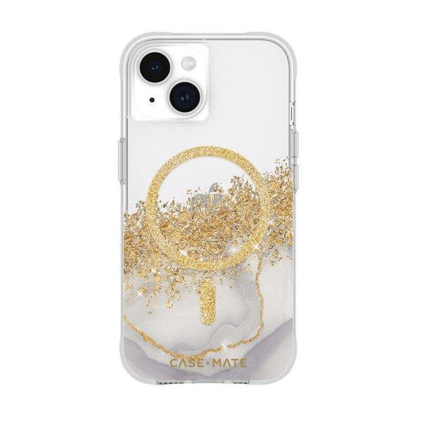 Case-Mate Karat MagSafe - telefontok iPhone 15 / iPhone 14 / iPhone 13 decorated
with gold (Marble)