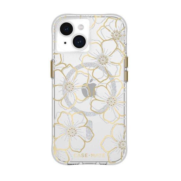 Case-Mate Floral Gems MagSafe - telefontok iPhone 15 / iPhone 14 / iPhone 13
arany