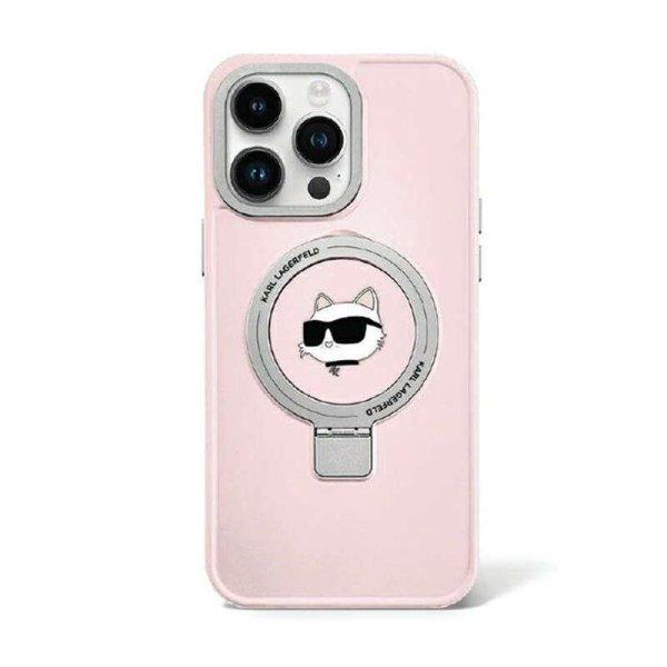 Karl Lagerfeld Ring Stand Choupette Head MagSafe - iPhone 15 Pro Max telefontok
pink