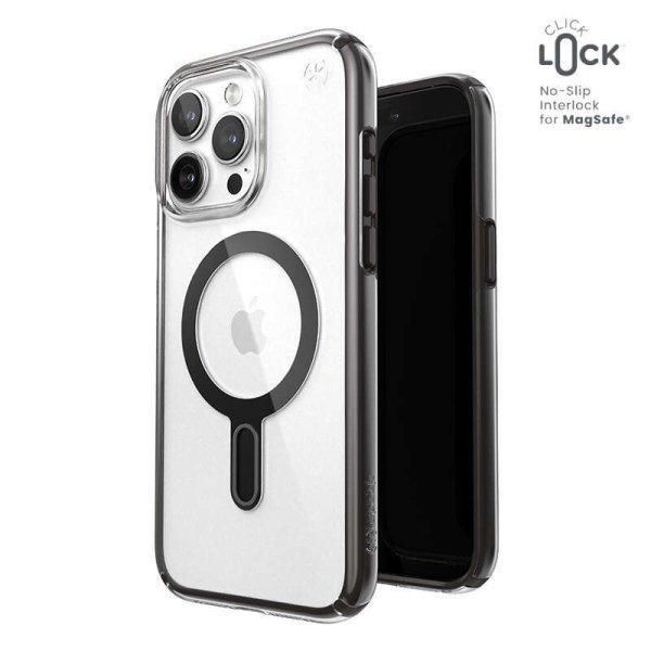 Speck Presidio Perfect-Clear ClickLock & Magsafe - telefontok iPhone 15 Pro Max
(Clear / Frosted fekete / Slate Grey)