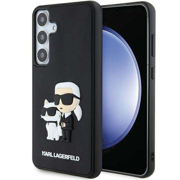 Samsung Galaxy S24 Telefontok - Karl Lagerfeld Saffiano Karl and Choupette -
fekete műanyag hátlap tok