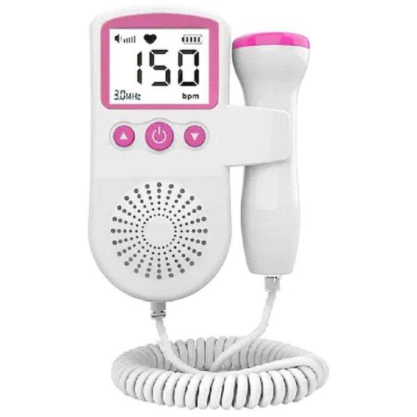 Magzati Doppler monitor terhes nők számára, RoHS, méhen belüli magzati
életfunkciók monitorozása, magzati szívverés észlelése, baba
pulzusmérése, hordozható, nulla sugárzás