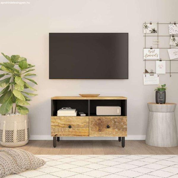 vidaXL tömör mangófa TV-szekrény 70 x 33 x 46 cm