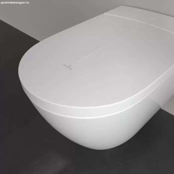 Bidéfunkciós WC-ülőke, gyűrű nélküli mélyöb.,fali