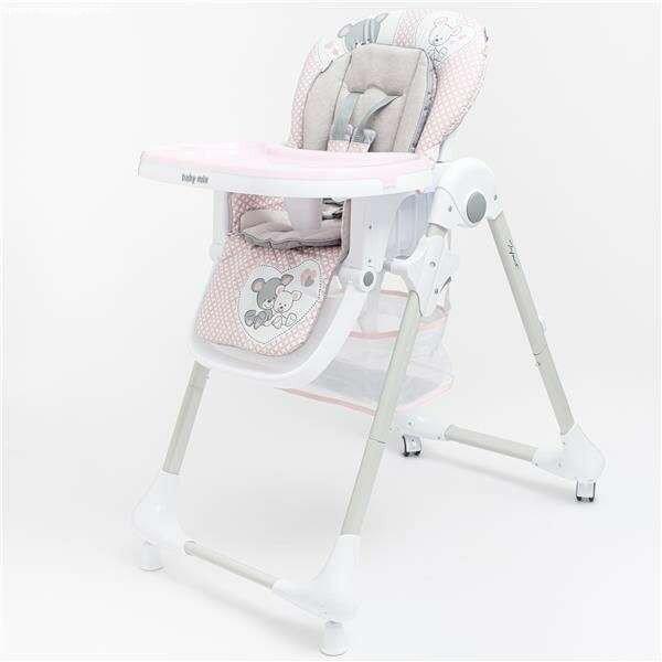 BabyMix Infant Multifunkciós Etetőszék Rózsaszín