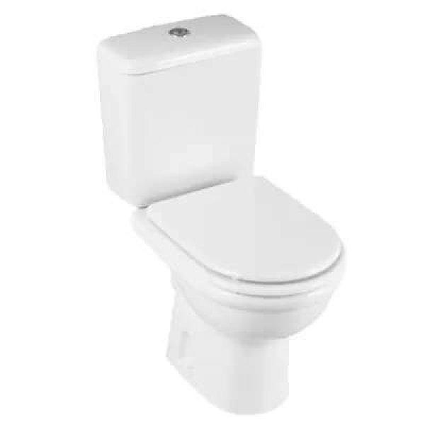 Perl 4021 1901 Monoblokk WC csésze, hátsó kifolyású, fehér, tartály és
ülőke nélkül
