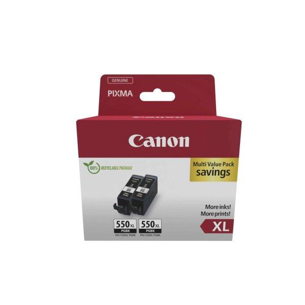 Canon PGI-550PGBK XL Eredeti Tintapatron Twin Pack Fekete