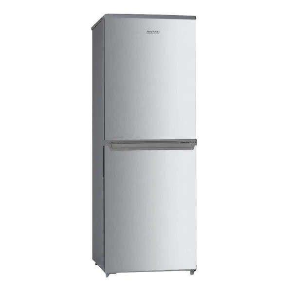 Kombinált hűtőszekrény 215L inox