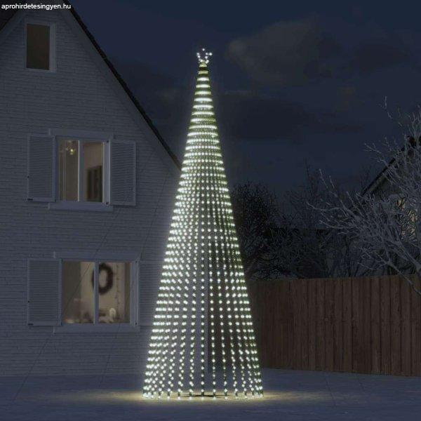vidaXL hideg fehér karácsonyfa fénykúp 1544 LED-del 500 cm