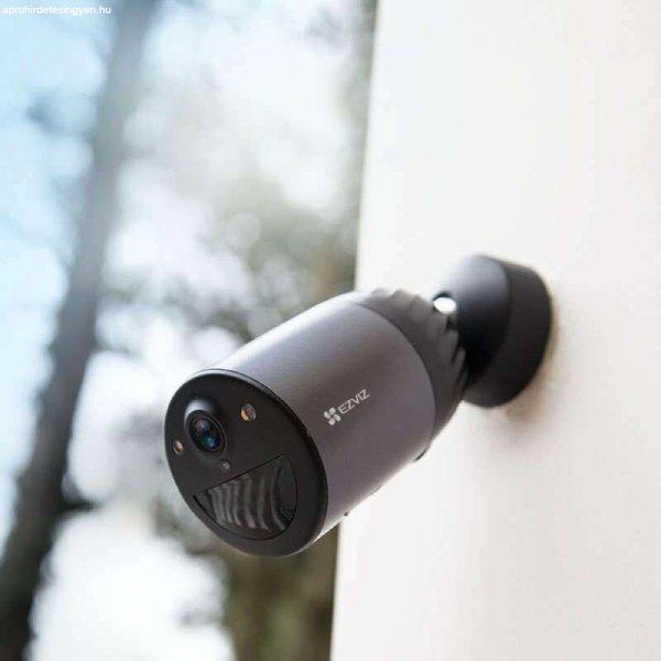 WIFI videó megfigyelő kamera Ezviz akkumulátorral, 4MP felbontás, 25 FPS, IR
távolság 10 méter - CS-BC1C(4MP,W1)