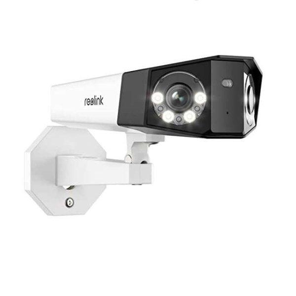 (Visszacsomagolt termék) PoE biztonsági kamera, Reolink DUO 2 kettős
lencsével, 8MP felbontás, személy/jármű észlelés, színes éjjellátó,
Micro SD kártyanyílás, 180°-os vízszintes látószög