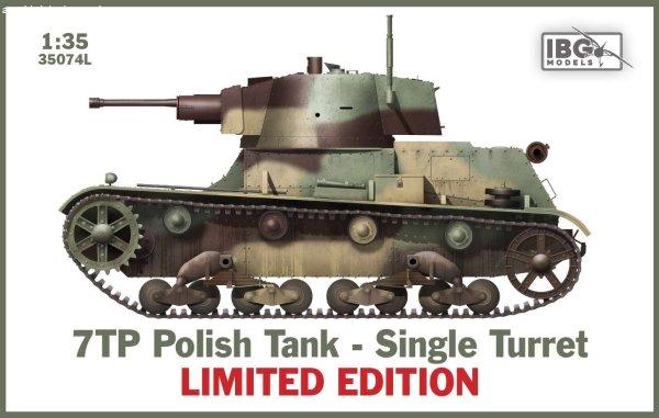 IBG 7TP Single Turret lengyel tank műanyag modell (1:35)