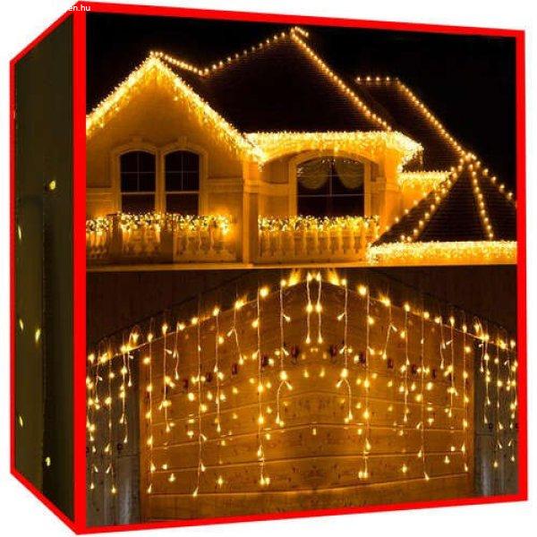 Karácsonyi fények - jégcsapok 300 LED meleg fehér 31V