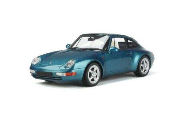 Macheta auto, Porsche 911 (993) Targa - Turquoise Blue 1:18