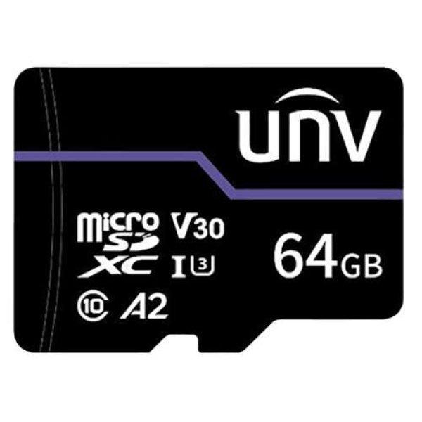 Memóriakártya 64GB, LILA KÁRTYA - UNV - TF-64G-T