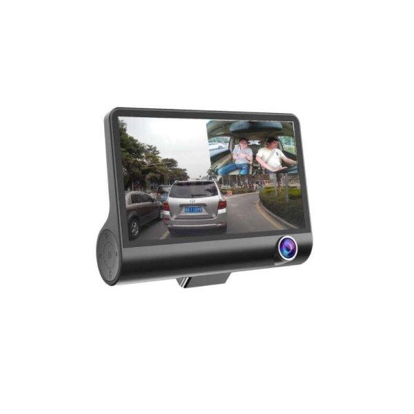 viMAG Blackbox hármas autós videokamera, Full-HD, 3 kamera - elöl / hátul /
belül, 4