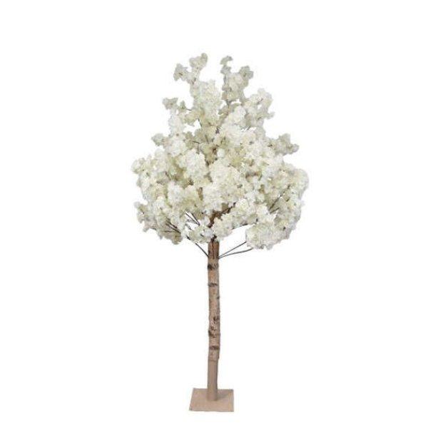 Decorand selyemvirág cseresznyefa 180cm fehér