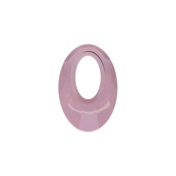 Helios Swarovski medál -  vékony nyaklánccal - Antique Pink