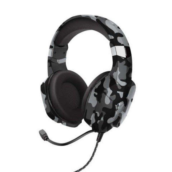 Trust GXT 323K Carus Multiplatform Gaming headset Black Edition, mikrofonos,
gaming, jack