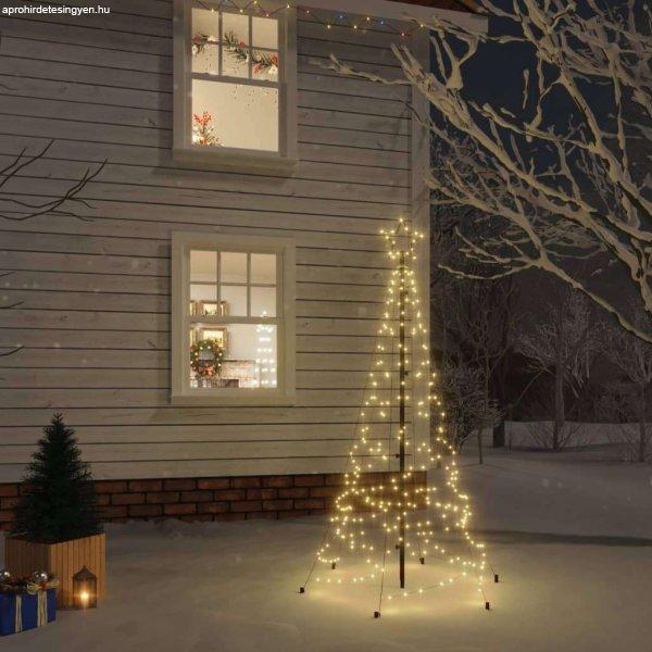 Meleg fehér fényű karácsonyfa tüskével 200 led-del 180 cm