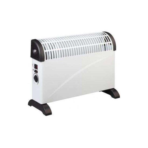 Elektromos konvektoros fűtés ventilátorral, 3 tápfokozat, 750/1250/2000 W,
230V, termosztát, Strend Pro