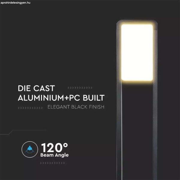 V-TAC 10W kültéri LED lámpa oszlop 80 cm, hideg fehér, fekete házzal - SKU
20115