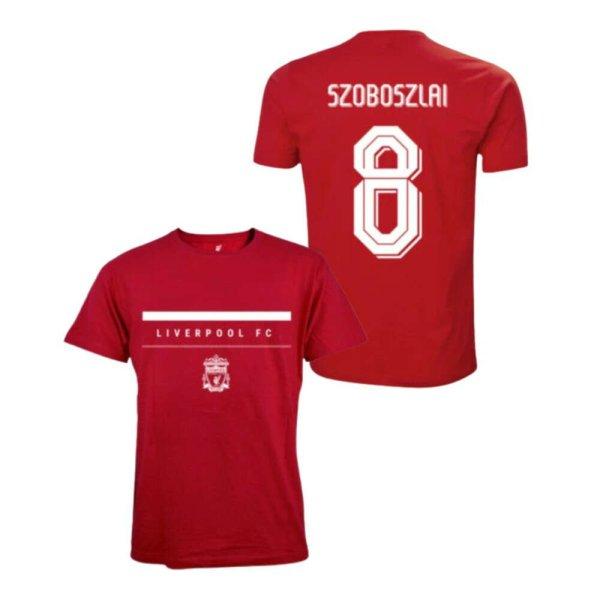Liverpool póló felnőtt LIVERPOOL FC SZOBOSZLAI 8 piros