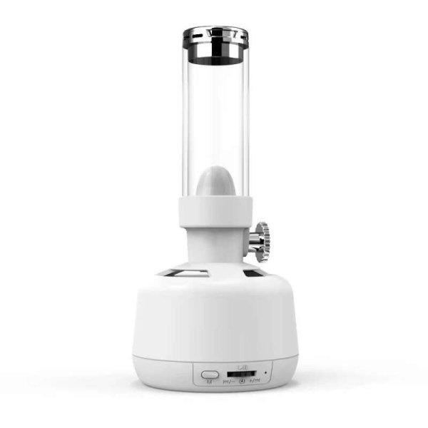 Bluedio FS fehér hordozható vezeték nélküli aromaterápiás hangszóró,
világítás, Bluetooth 5, memórianyílás, beépített mikrofon, alkalmazás
