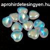 Cseh prselt egyedi formk - Szv - Crystal Full AB - 8mm