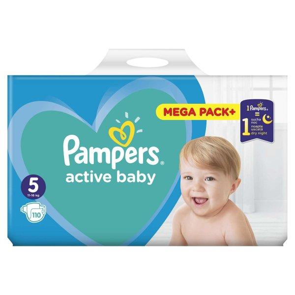 Pampers Active Baby Mega Pack Nadrágpelenka 11-16kg Junior 5 (110db)