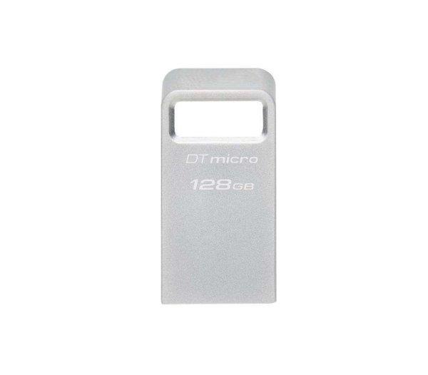 USB flash meghajtó Kingston 128GB Data Traveler Micro, USB 3.2 Gen1, fémes