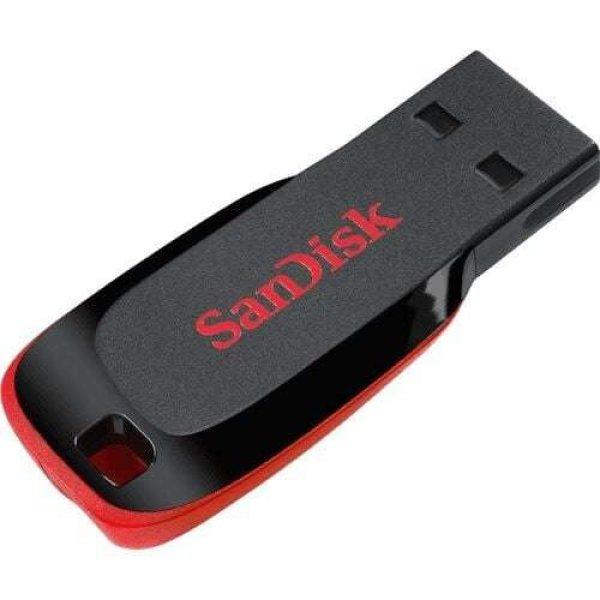 Pen Drive 128GB USB 2.0 SanDisk Cruzer Blade fekete  (SDCZ50-128G-B35 / 124043)