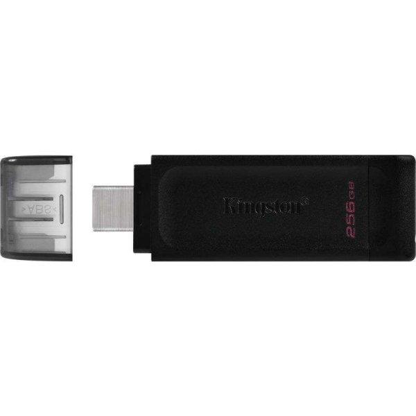 USB flash meghajtó Kingston DataTraveler 70, Sebesség: USB-C 3.2 Gen1, 256GB