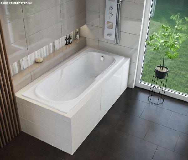 Akril egyenes fürdőkád 170x70x39 cm