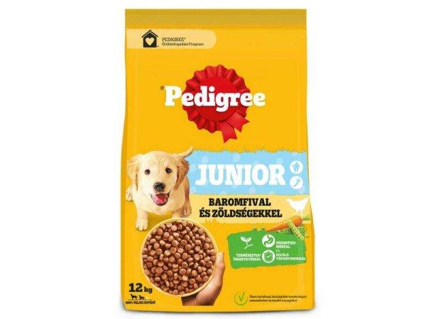 Pedigree 12 kg Junior M/L 12 kg baromfi&zöldség közepes és nagytestű
kutyáknak 460449
