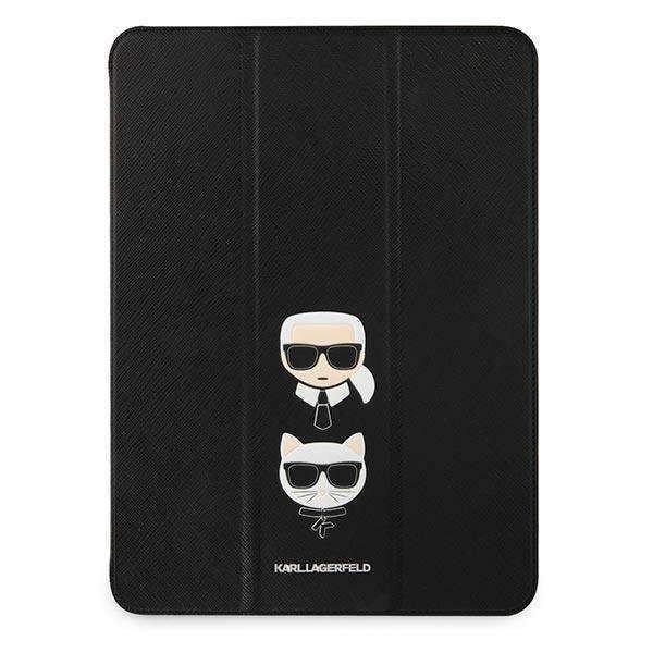 Apple iPad Pro 12.9 (2021) Karl Lagerfeld Saffiano Karl & Choupette
kitámasztható flip tablet tok - KLFC12OKCK, Fekete