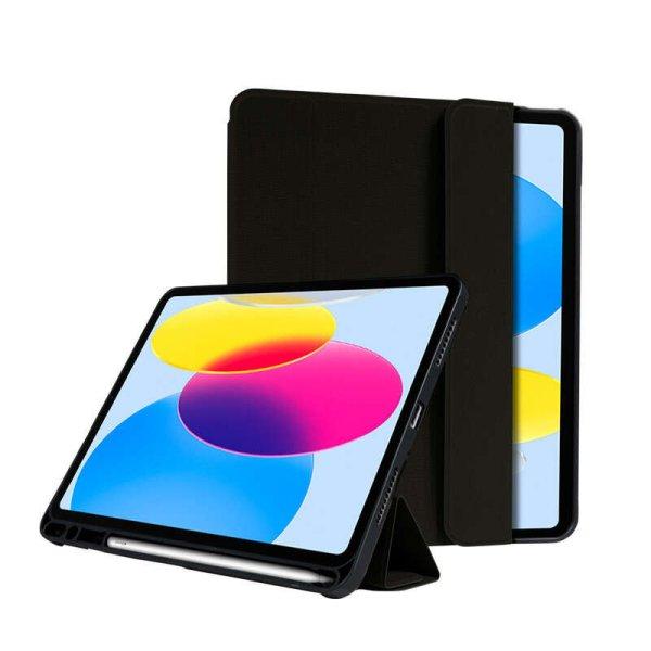 Apple iPad 10.9 2022 (10 gen) Crong FlexFolio tablet tok, Fekete