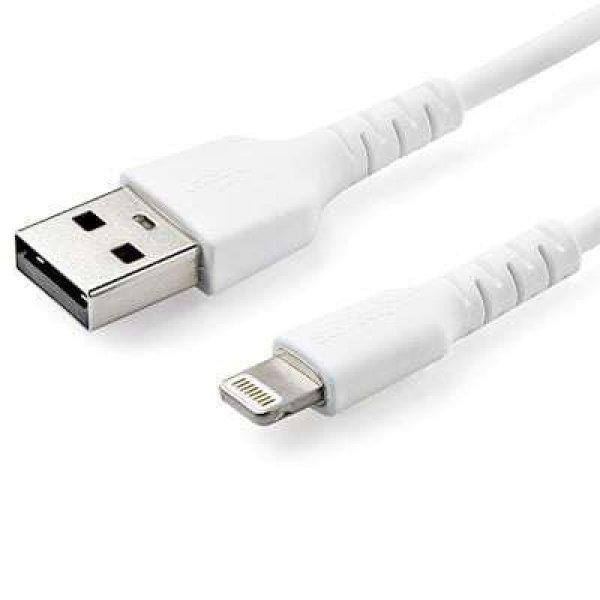 Startech.com USB-A - Lightning adat- és töltőkábel 2m fehér (RUSBLTMM2M)