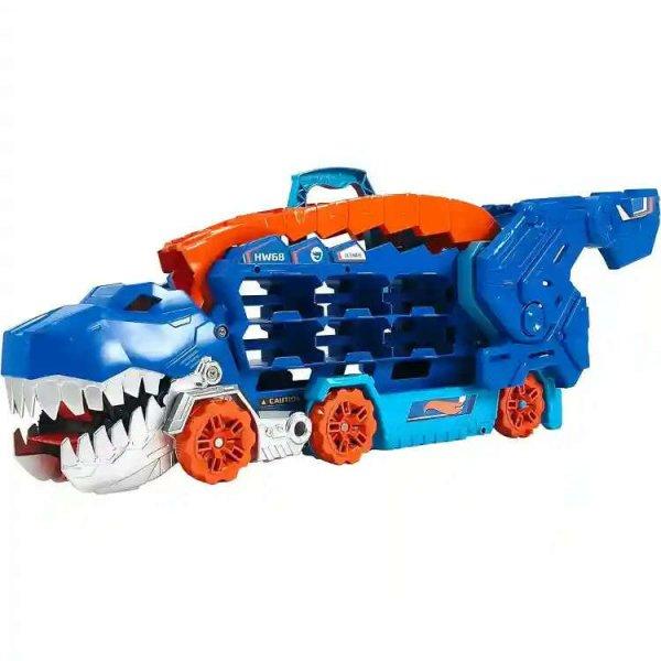 Mattel Hot Wheels ultimate T-Rex autószállító fénnyel és hanggal