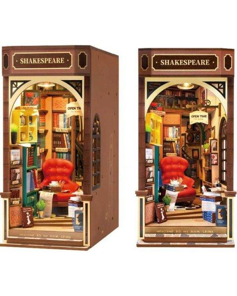 3D puzzle, DIY könyv gerinc Shakespeare könyvtára, RoLife, 194 darab