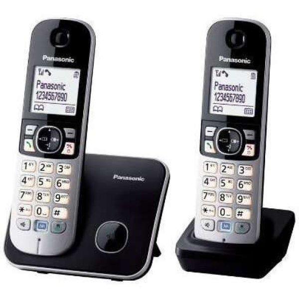 Panasonic KX-TG6812PDB Duo DECT telefon fekete (KX-TG6812PDB)