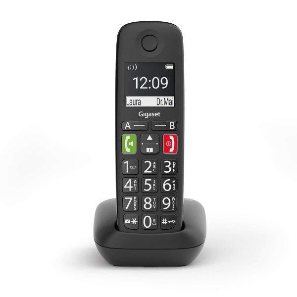 Gigaset E290 Analóg Telefon - Fekete