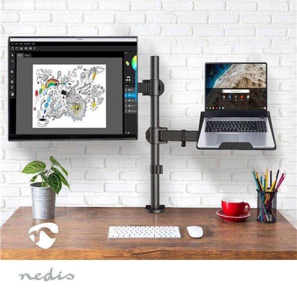 Nedis Asztali notebook és Monitor Tartó asztalra rögzíthető állvány 1
Notebook | 1 Képernyő(k) | 15 - 32 
