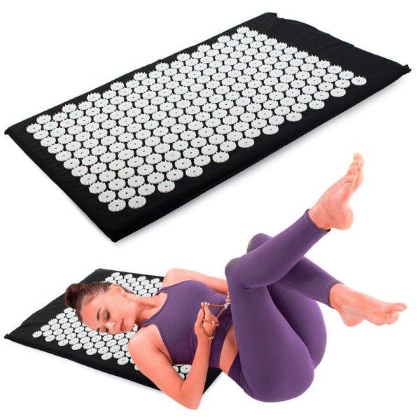 Relaxáló és fájdalom enyhítő akupresszúrás matrac 230 masszírozó
fejjel - 65 x 40 x 2cm (BBV)