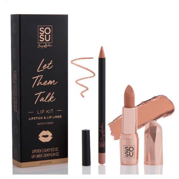 SOSU Cosmetics Ajakrúzs és kontúrceruza ajándékcsomag
Let Them Talk Unveiled (Lip Kit)