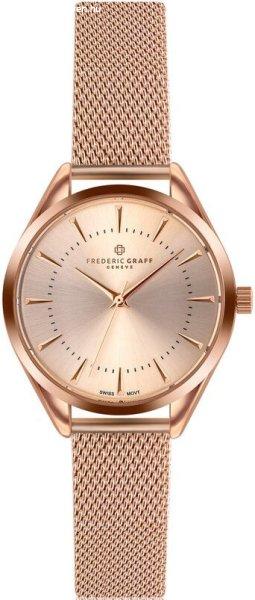 Frederic Graff Kanjut Sar Rose Gold Fine Dot Mesh Watch FCE-3214