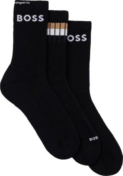 Hugo Boss 3 PACK - férfi zokni BOSS 50510692-001 39-42